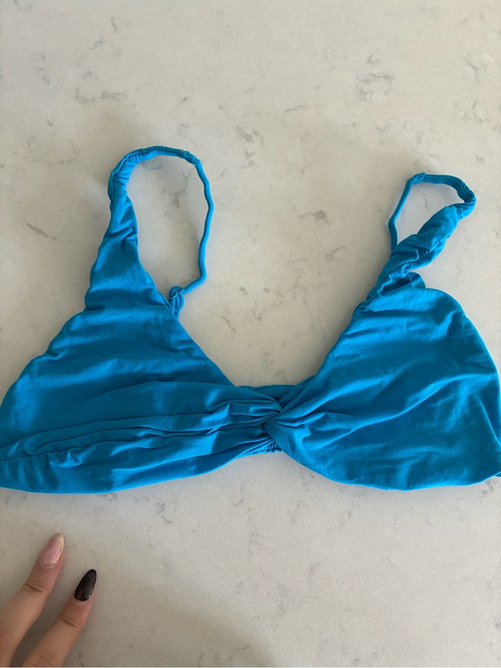Blue skims twist bralette 💙